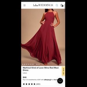 Mythical Kind of Love Wine Red Maxi Dress LuLus